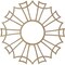 Ekena Millwork Augustus Wood Fretwork Pierced Ceiling Medallion, Birch, 16"OD x 5 5/8"ID x 3/8"T CMWP16X16X0375AUBI - alternate 3